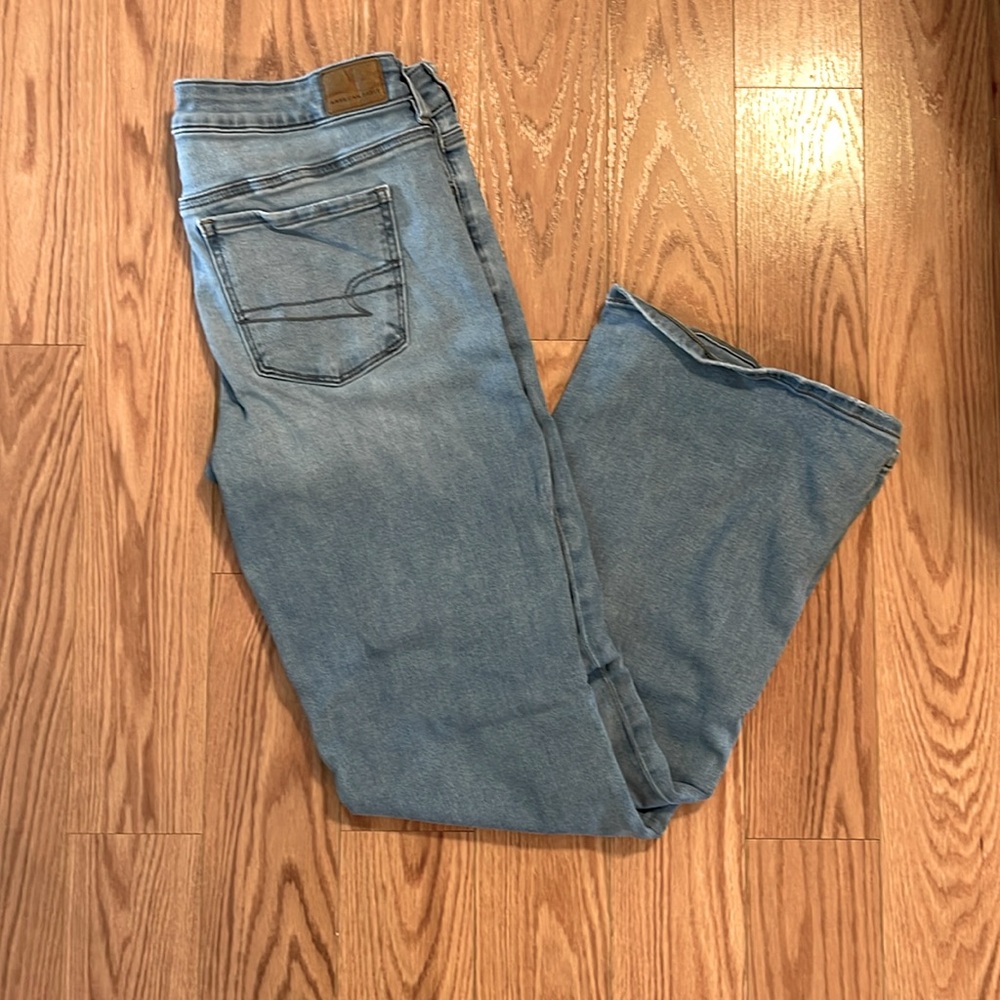 American Eagle next level stretch bootcut jeans - size 10